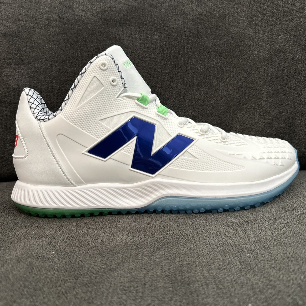 New Balance Shohei Ohtani 1 Trainer Lab Work Men 12.5 White Blue Turf Baseball